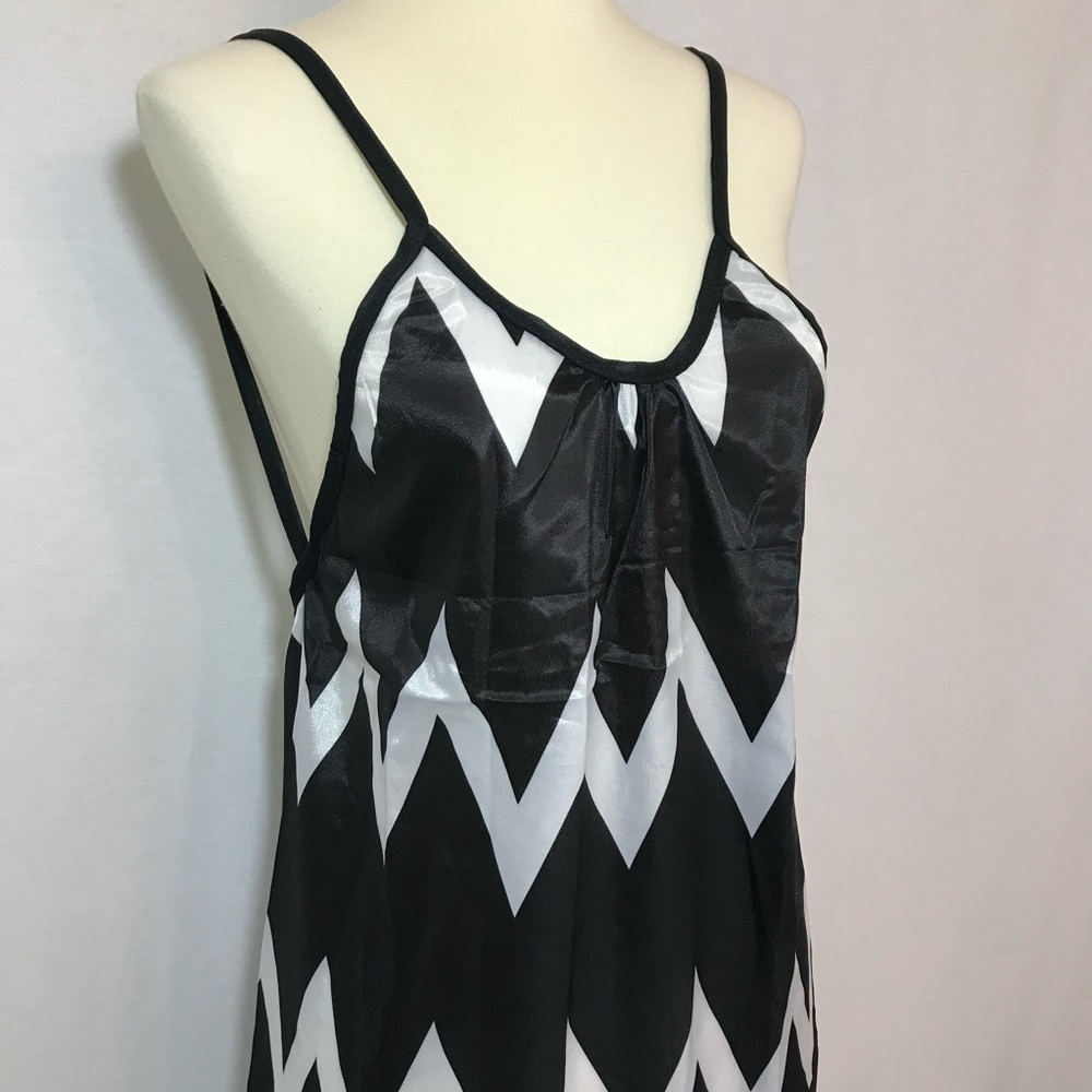 Boho Chevron Beach Coverup Dress with Tassels - Picture 7 of 10